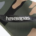 Ανδρικές σαγιονάρες Havaianas Top Camu green olive / black 11