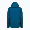 Γυναικείο μπουφάν βροχής La Sportiva Crizzle EVO Shell storm blue/cherry tomato membrane rain jacket 2