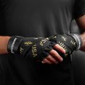 Hayabusa Premium Jacquard Boxing Handwraps 450 cm μαύρο/χρυσό 4