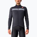 Ανδρικό φούτερ ποδηλασίας Castelli Puro 3 FZ light black/silver reflex