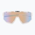 Bliz Fusion Nano Optics Nordic Light ματ λευκό/ κοραλλί/ πορτοκαλί με μπλε πολυ γυαλιά ηλίου 3