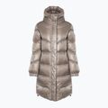 Woolrich γυναικείο μπουφάν Aliquippa Long Puffer light taupe