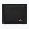 Ανδρικό πορτοφόλι Aeronautica Militare Leather With Turreted Eagle black 2