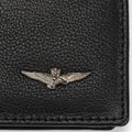 Ανδρικό πορτοφόλι Aeronautica Militare Leather With Turreted Eagle black 4