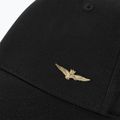 Ανδρικό καπέλο μπέιζμπολ Aeronautica Militare Basic With Metal Eagle jet black 3