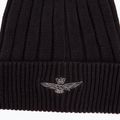 Χειμερινός σκούφος Aeronautica Militare Cotton Eagle Embroidery jet black 3