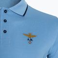 Ανδρικό μπλουζάκι πόλο Aeronautica Militare Essential light blue 3