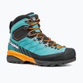 Γυναικείες μπότες πεζοπορίας SCARPA Mescalito TRK GTX τυρκουάζ-μαύρο 61050 10