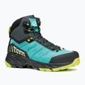 Γυναικείες μπότες πεζοπορίας SCARPA Rush TRK GTX ceramic/sunny lime 10