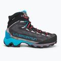 Γυναικεία παπούτσια πεζοπορίας La Sportiva Aequilibrium Hike GTX carbon/malibu blue 2