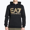 Ανδρικό φούτερ EA7 Emporio Armani Train Logo Series Oversize Logo Hoodie Coft black