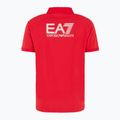 Ανδρικό EA7 Emporio Armani Train Visibility Polo πουκάμισο salsa 2