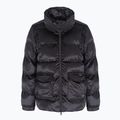 Γυναικείο EA7 Emporio Armani Train Athletic Velour Extra Padded jacket μαύρο