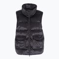 Γυναικείο EA7 Emporio Armani Train Athletic Velour Extra Padded jacket μαύρο 3