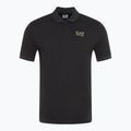 Ανδρικό EA7 Emporio Armani Train 7 Lines Polo μαύρο 0200 T-shirt