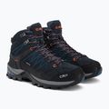 Ανδρικές μπότες πεζοπορίας CMP Rigel Mid Wp navy blue 3Q12947/27NM 4