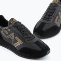 Παπούτσια EA7 Emporio Armani Black & White Vintage triple black/ gold 4