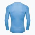 Nike Dri-FIT Park First Layer LS ανδρικό μακρυμάνικο θερμικό μπλέ/λευκό πανεπιστημιακό χρώμα 2