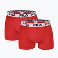 Ανδρικά σορτσάκια μποξεράκια FILA FU5016/2 red 5