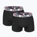 Ανδρικά σορτσάκια μποξεράκια FILA FU5016/2 anthracite melange 5