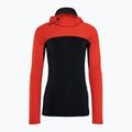 Dakine γυναικεία μπλούζα κολύμβησης Hd Snug Fit Rashguard Hoodie μαύρο και κόκκινο DKA333W0002 5