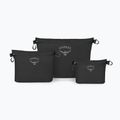 Osprey Ultralight Zipper Sack Set of 3 organizers black.