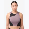 Γυναικείο Tank top για τρέξιμο NNormal Trail Cropped Top purple