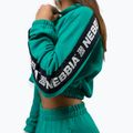 Γυναικείο φούτερ NEBBIA Crop Hoodie Iconic green 5