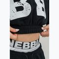 Γυναικείο NEBBIA Training Cropped Hoodie Muscle Mommy μαύρο 5