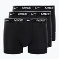 Ανδρικά σορτς μποξεράκια Nike Everyday Cotton Stretch Trunk 3Pk UB1 μαύρο