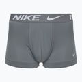 Nike Dri-Fit Essential ανδρικά σορτς μποξεράκια 3 ζευγάρια με εκτύπωση λογότυπου Nike/κρύο γκρι/μαύρο 3