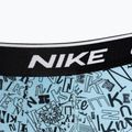 Ανδρικό μποξεράκι Nike Everyday Cotton Stretch Trunk 3 ζεύγη aquarius blue lg print/grey/uni red 5