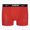 Ανδρικό μποξεράκι Nike Everyday Cotton Stretch Trunk 3 ζεύγη aquarius blue lg print/grey/uni red 6