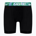 Ανδρικό μποξεράκι Nike Dri-Fit Essential Micro Boxer Brief 3 ζεύγη black/aquarius bleu/laser fuchsia/grey 2