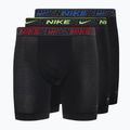 Ανδρικά σορτς μποξεράκια Nike Everyday Cotton Stretch 3 ζευγάρια μαύρο multi