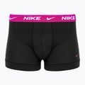 Ανδρικά σορτς μποξεράκια Nike Everyday Cotton Stretch Trunk 3 ζευγάρια μαύρο/χρυσό/κόκκινο βυσσινί 3