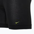 Nike Everyday Cotton Stretch ανδρικά σορτς μποξεράκια 3 ζευγάρια cyber μαύρο/γκρι δερμάτινο/σκούρο πόνι 4