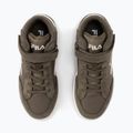 Παιδικά παπούτσια FILA Crew Velcro Mid olive night 11