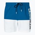 Ανδρικό Calvin Klein Medium Drawstring-Block μαγιό σορτς faience blue