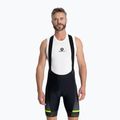 Ανδρικό ποδηλατικό σορτς Rogelli Hero II Bib Short yellow/grey/black