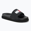 Γυναικείες παντόφλες Tommy Jeans Elevated Flatform Slide black