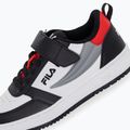 Παιδικά παπούτσια FILA Rega Nf Velcro white/black/fila red 5