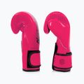 Γάντια του μποξ Fairtex Microfiber pink/black 3