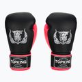 Γάντια του μποξ Top King Reborn Boxing Semi Leather black/pink