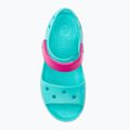 Crocs Crockband Παιδικά Σανδάλια πισίνα/καραμέλα ροζ 6