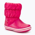 Παιδικές μπότες χιονιού Crocs Winter Puff Kids candy pink