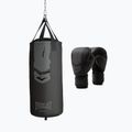 Παιδικό σετ πυγμαχίας Everlast Prospect 2 Heavy Bag black/grey