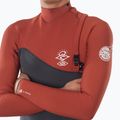 Ανδρικά Rip Curl E Bomb 2/2 mm Zip Free γκρι-κόκκινο αφρό κολύμβησης WSM8YE 4