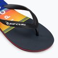 Ανδρικές σαγιονάρες Rip Curl Breaker Open Toe 1163 μαύρο και πορτοκαλί 19XMOT 7