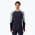 Ανδρικό θερμικό μακρυμάνικο Mons Royale Olympus Merino Base Layer dew/ 9 iron/ black